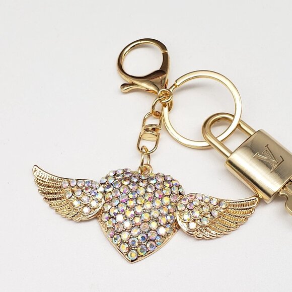 Authentic Louis Vuitton Lock & Key with unbranded Bagcharm, Keycharm, Keychain - Picture 4 of 9